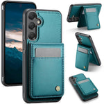 JEEHOOD J06 Custodia per telefono in PU con porta carte RFID MagSafe in stile britannico, For Samsung Galaxy A35, For Samsung Galaxy A15, For Samsung Galaxy A25 5G, For Samsung Galaxy A23 4G / 5G