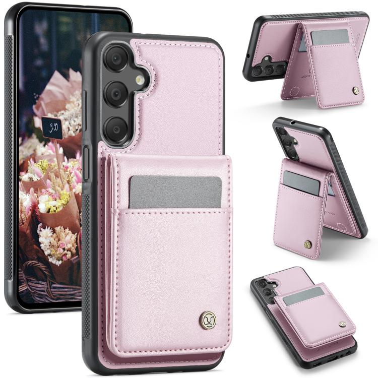 JEEHOOD J06 Custodia per telefono in PU con porta carte RFID MagSafe in stile britannico, For Samsung Galaxy A35, For Samsung Galaxy A15, For Samsung Galaxy A25 5G, For Samsung Galaxy A23 4G / 5G