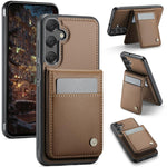 JEEHOOD J06 Custodia per telefono in PU con porta carte RFID MagSafe in stile britannico, For Samsung Galaxy A26 5G, For Samsung Galaxy A36, For Samsung Galaxy A16 5G, For Samsung Galaxy A55 5G
