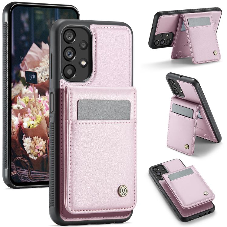 JEEHOOD J06 Custodia per telefono in PU con porta carte RFID MagSafe in stile britannico, For Samsung Galaxy A35, For Samsung Galaxy A15, For Samsung Galaxy A25 5G, For Samsung Galaxy A23 4G / 5G