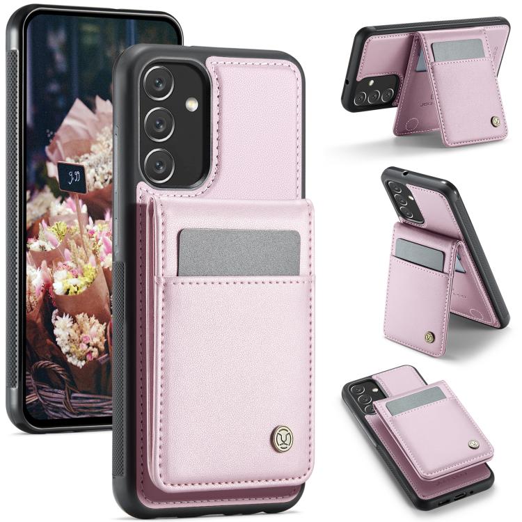 JEEHOOD J06 Custodia per telefono in PU con porta carte RFID MagSafe in stile britannico, For Samsung Galaxy A34 5G, For Samsung Galaxy A53 5G, For Samsung Galaxy A33 5G, For Samsung Galaxy A13 4G
