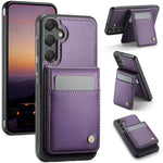 JEEHOOD J06 Custodia per telefono in PU con porta carte RFID MagSafe in stile britannico, For Samsung Galaxy A35, For Samsung Galaxy A15, For Samsung Galaxy A25 5G, For Samsung Galaxy A23 4G / 5G