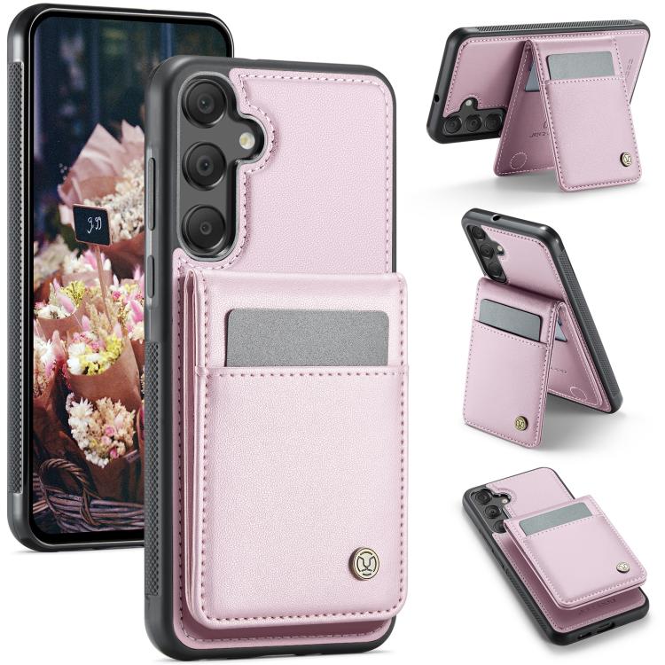 JEEHOOD J06 Custodia per telefono in PU con porta carte RFID MagSafe in stile britannico, For Samsung Galaxy A26 5G, For Samsung Galaxy A36, For Samsung Galaxy A16 5G, For Samsung Galaxy A55 5G