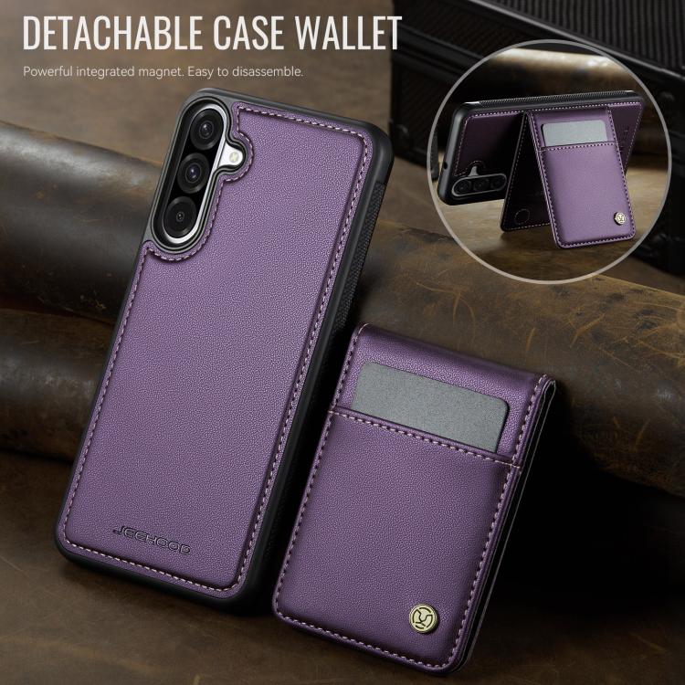 JEEHOOD J06 Custodia per telefono in PU con porta carte RFID MagSafe in stile britannico, For Samsung Galaxy A26 5G, For Samsung Galaxy A36, For Samsung Galaxy A16 5G, For Samsung Galaxy A55 5G