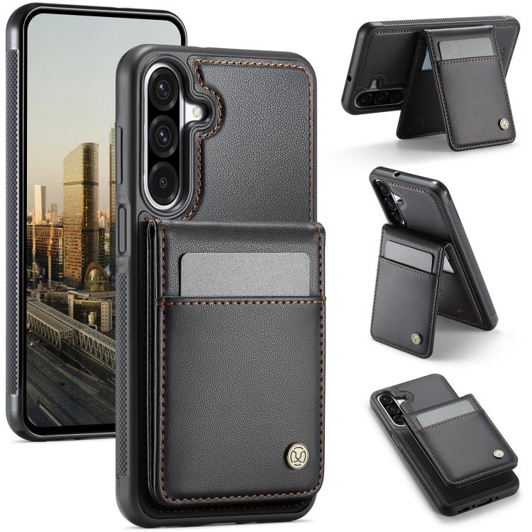 JEEHOOD J06 Custodia per telefono in PU con porta carte RFID MagSafe in stile britannico, For Samsung Galaxy A26 5G, For Samsung Galaxy A36, For Samsung Galaxy A16 5G, For Samsung Galaxy A55 5G