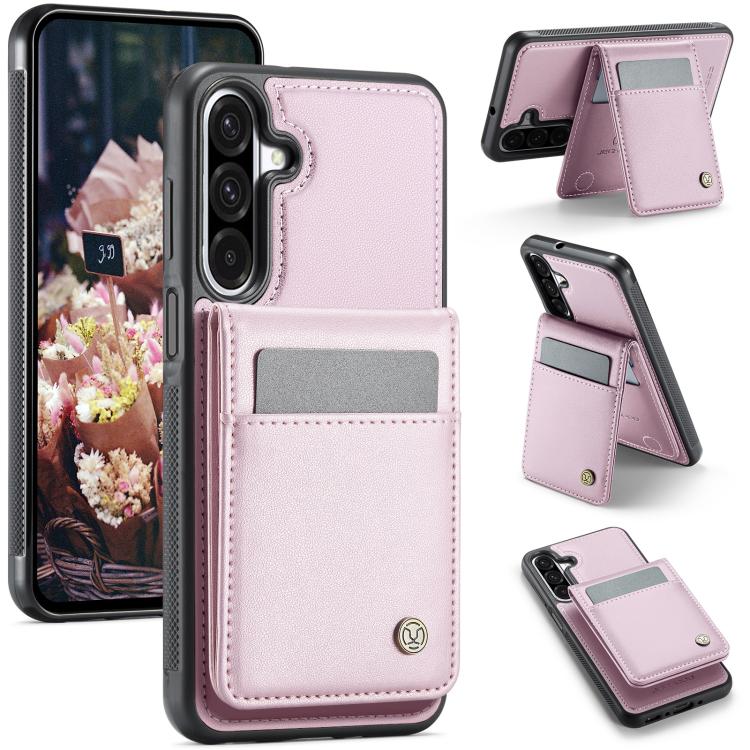 JEEHOOD J06 Custodia per telefono in PU con porta carte RFID MagSafe in stile britannico, For Samsung Galaxy A26 5G, For Samsung Galaxy A36, For Samsung Galaxy A16 5G, For Samsung Galaxy A55 5G