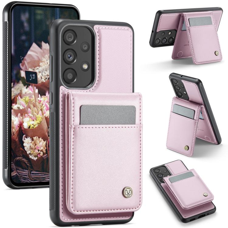 JEEHOOD J06 Custodia per telefono in PU con porta carte RFID MagSafe in stile britannico, For Samsung Galaxy A34 5G, For Samsung Galaxy A53 5G, For Samsung Galaxy A33 5G, For Samsung Galaxy A13 4G