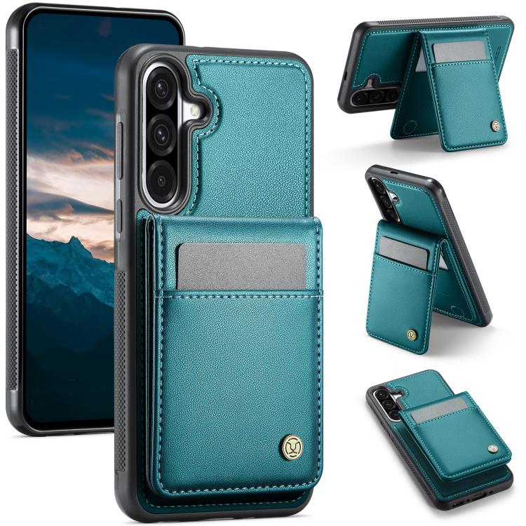 JEEHOOD J06 Custodia per telefono in PU con porta carte RFID MagSafe in stile britannico, For Samsung Galaxy A26 5G, For Samsung Galaxy A36, For Samsung Galaxy A16 5G, For Samsung Galaxy A55 5G