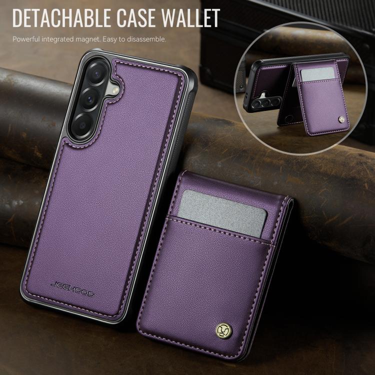 JEEHOOD J06 Custodia per telefono in PU con porta carte RFID MagSafe in stile britannico, For Samsung Galaxy A57 5G, For Samsung Galaxy A37 5G, For Galaxy A27 5G, For Samsung Galaxy A56 5G