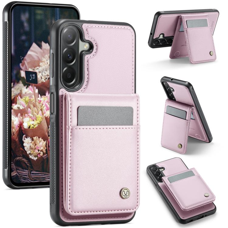 JEEHOOD J06 Custodia per telefono in PU con porta carte RFID MagSafe in stile britannico, For Samsung Galaxy A57 5G, For Samsung Galaxy A37 5G, For Galaxy A27 5G, For Samsung Galaxy A56 5G