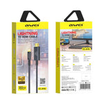 Cavo adattatore awei CL-213L da 8 pin a HDMI 1080P HD, CL-213L