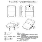 Sistema monitoraggio in-ear wireless stereo M6S 2.4G