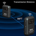 Sistema monitoraggio in-ear wireless stereo M6S 2.4G