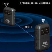 Sistema monitoraggio in-ear wireless stereo M6S 2.4G