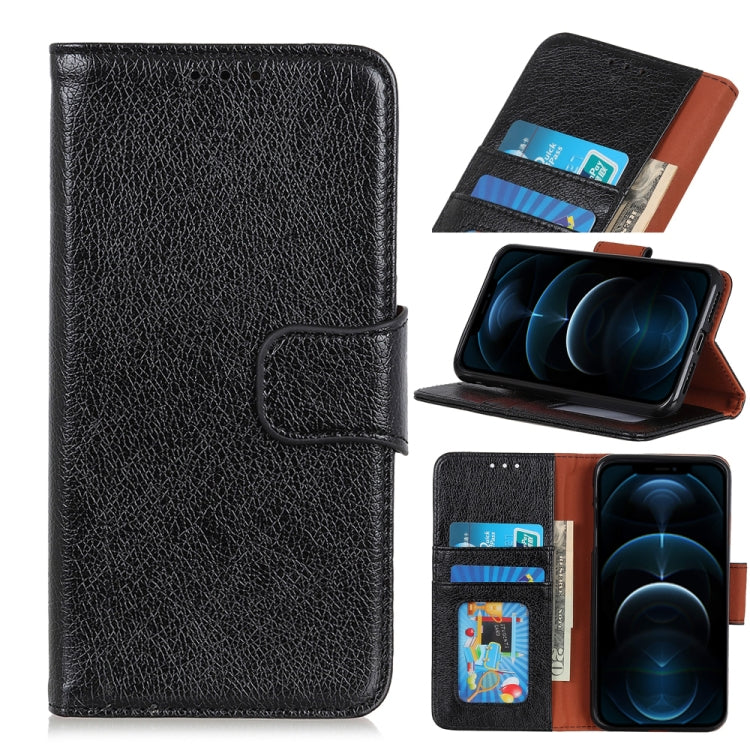 Custodia portafoglio in pelle orizzontale per smartphone compatib