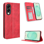 Custodia per telefono in pelle con texture retrò e fibbia magnetica, For Samsung Galaxy S26+ 5G, For Samsung Galaxy S26 Ultra 5G, For Samsung Galaxy S26 5G, For Samsung Galaxy S25 FE 5G, For Samsung Galaxy S25 Edge 5G, For Samsung Galaxy S25 5G