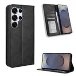 Custodia per telefono in pelle con texture retrò e fibbia magnetica, For Samsung Galaxy S26+ 5G, For Samsung Galaxy S26 Ultra 5G, For Samsung Galaxy S26 5G, For Samsung Galaxy S25 FE 5G, For Samsung Galaxy S25 Edge 5G, For Samsung Galaxy S25 5G