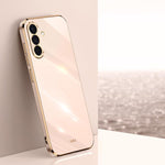 Custodia per telefono in TPU elettroplaccato 6D con bordo dritto XINLI, For Samsung Galaxy A56 5G, For Samsung Galaxy A26 5G, For Samsung Galaxy A36 5G