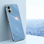 Custodia per telefono in TPU elettroplaccato 6D con bordo dritto XINLI, For Galaxy A57 5G, For Galaxy A37 5G, For Samsung Galaxy A07 5G