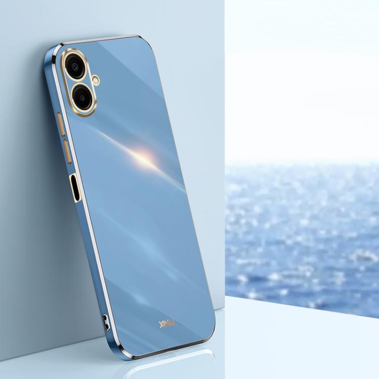 Custodia per telefono in TPU elettroplaccato 6D con bordo dritto XINLI, For Galaxy A57 5G, For Galaxy A37 5G, For Samsung Galaxy A07 5G