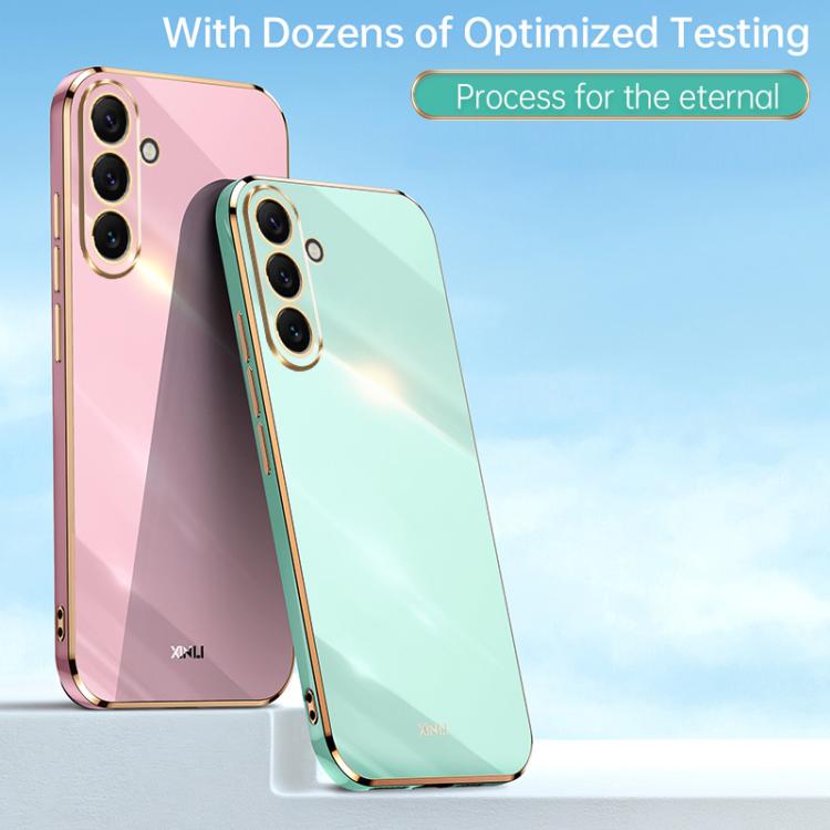 Custodia per telefono in TPU elettroplaccato 6D con bordo dritto XINLI, For Galaxy A57 5G, For Galaxy A37 5G, For Samsung Galaxy A07 5G