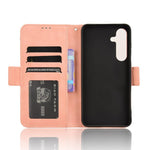 Custodia per telefono in pelle con fessure per carte e texture in vitello effetto pelle, For Samsung Galaxy S26+ 5G, For Samsung Galaxy S26 Ultra 5G, For Samsung Galaxy S26 5G, For Samsung Galaxy S25 FE 5G