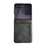 Custodia per telefono con texture Crazy Horse con asse magnetico integrato, For Samsung Galaxy Z Flip7, For Samsung Galaxy Z Flip6 / Flip7 FE, For Samsung Galaxy Z Flip5