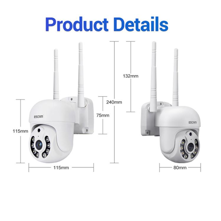 Telecamera WiFi HD 3 MP con doppia sorgente luminosa e rilevament