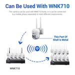 Telecamera WiFi HD 3 MP con doppia sorgente luminosa e rilevament