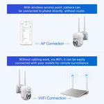 Telecamera WiFi HD 3 MP con doppia sorgente luminosa e rilevament