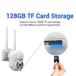 Telecamera WiFi HD 3 MP con doppia sorgente luminosa e rilevament