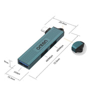 Onten UC51 HUB 3 in 1 da Tipo-C a USB, UC51
