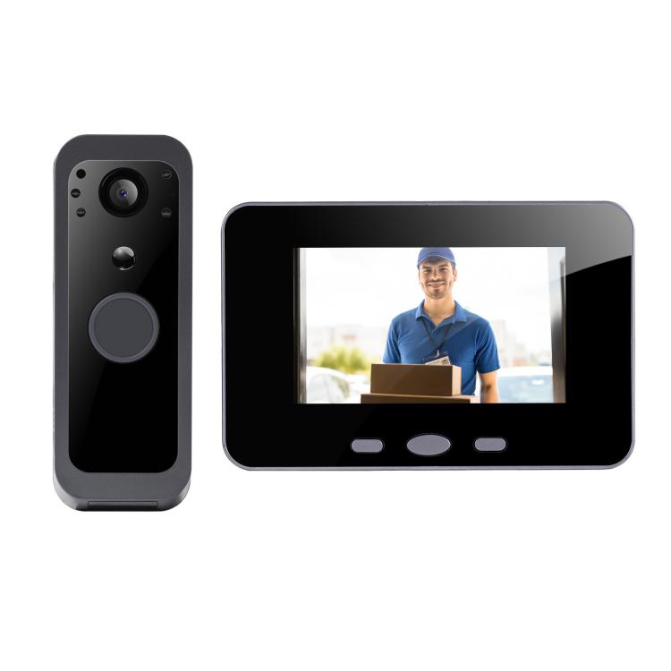 SY-30 4 pollici PIR Visione notturna 2.4G Videocitofono Campanello, SY-30