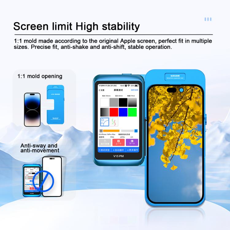 JCID V15PM Specialized EDP Model Screen Test Limit Module for iPhone 13 Pro - 15 Pro Series, JCID Limit Module for V15PM