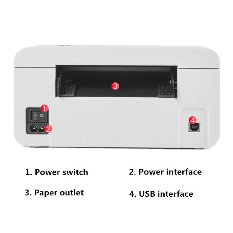 Stampante elettronica per lettere di vettura express HPRT N41 Bluetooth Version, EU Plug, AU Plug, UK Plug, US Plug
