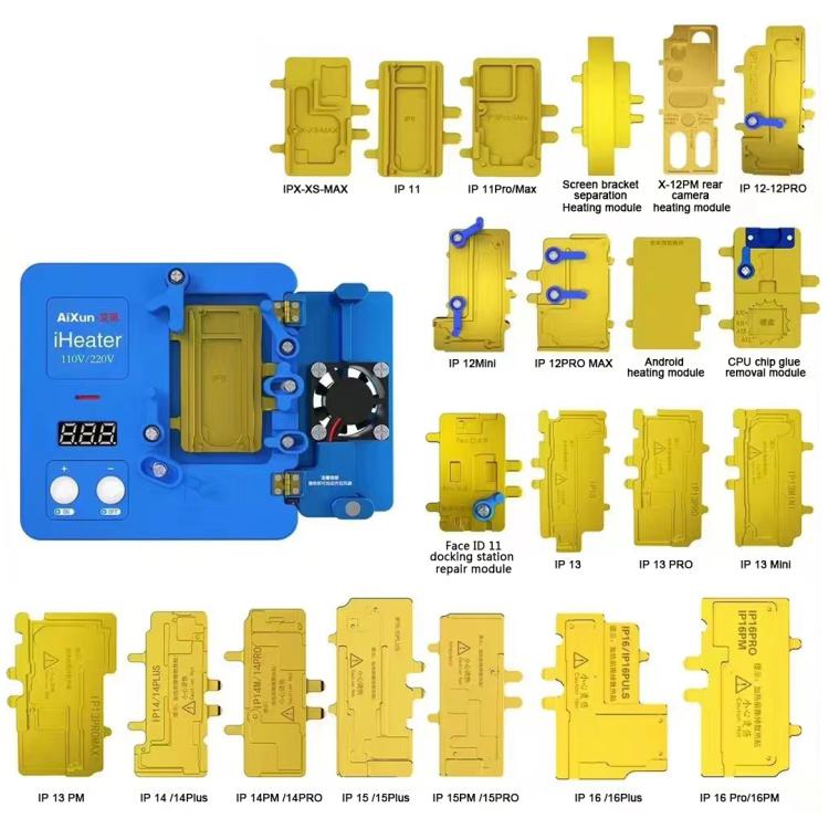 Aixun iHeater 3rd Gen Intelligent Desoldering Heating Platform for iPhone X-15 Pro Max, Aixun iHeater 3rd Gen