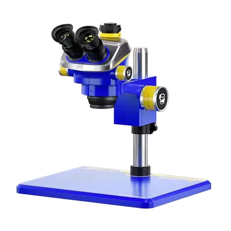 Mechanic Mic3 7X-50X CTV 0.45X Trinocular Stereo Microscope with 4K Pro Camera, Mechanic Mic3