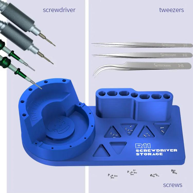 Pinzetta/cacciavite meccanico R11 Supporto portaoggetti in lega di alluminio con funzione di supporto per telefono, Mechanic R11