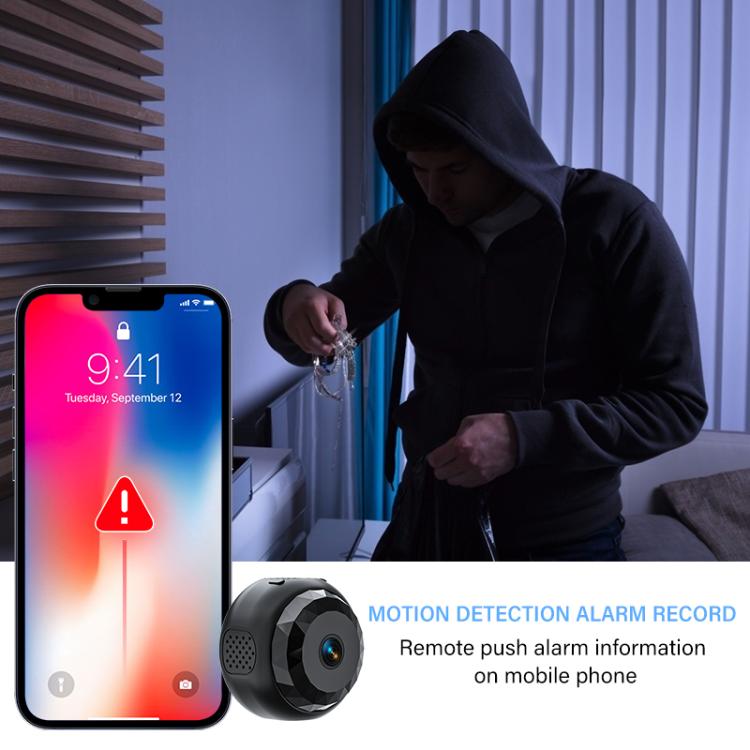Mini Camera WiFi 1080P con Rilevamento Movimento