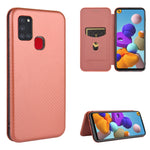 Custodia portafoglio in pelle TPU per Samsung Galaxy A21s