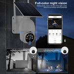 Telecamera di sorveglianza WiFi HD 1080P con pannello solare