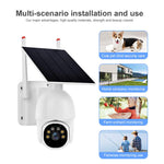 Telecamera di sorveglianza WiFi HD 1080P con pannello solare