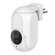 Presa domestica Tipo WiFi Telecamera di sorveglianza Supporto visione notturna e citofono bidirezionale, US Plug, EU Plug