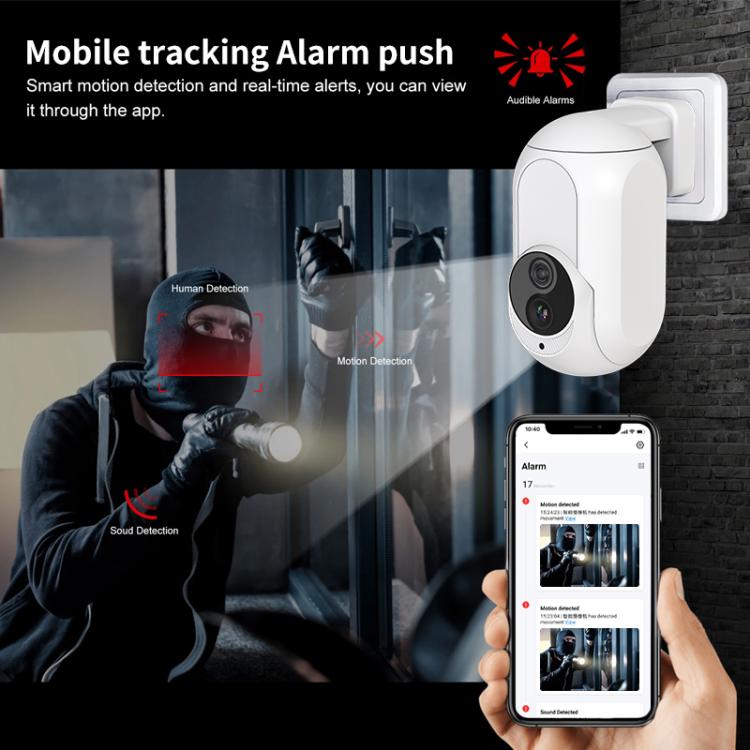 Presa WiFi con Telecamera 1080P e Citofono Bidirezionale