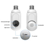 Telecamera di sorveglianza WiFi lampadina 1080P K8