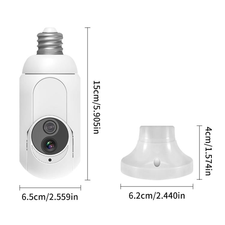 Telecamera di sorveglianza WiFi lampadina 1080P K8