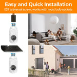Telecamera di sorveglianza WiFi lampadina 1080P K8