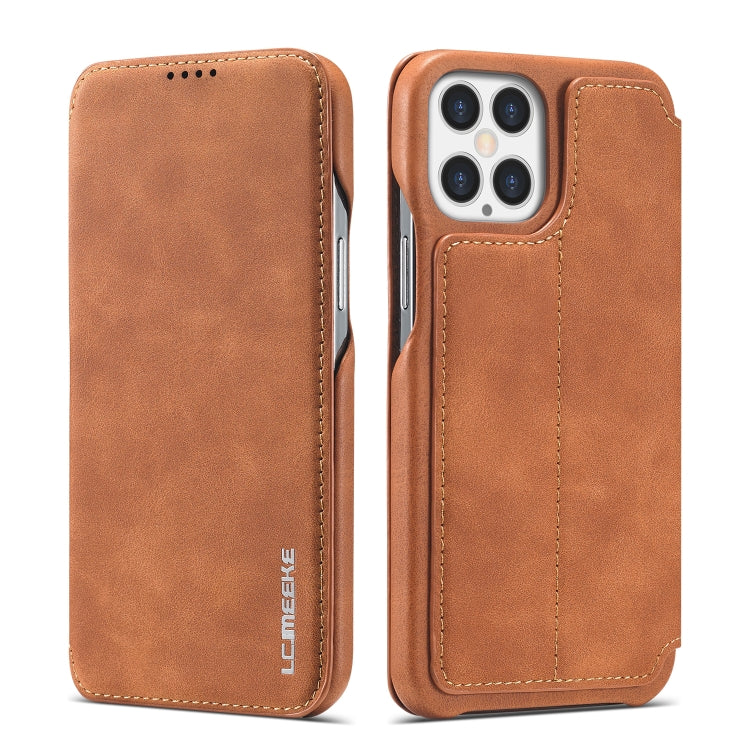 Custodia in pelle LC.IMEEKE per iPhone 12 mini, 12 e 12 Pro Max
