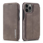 Custodia in pelle LC.IMEEKE per iPhone 12 mini, 12 e 12 Pro Max