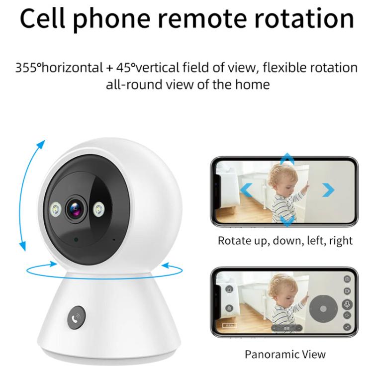 Telecamera WiFi 1080P HD doppia luce con visione notturna